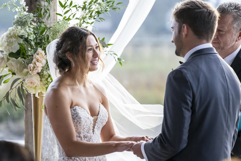 Authentic outdoor wedding photography for Danielle and Garrett by White Creek Weddings