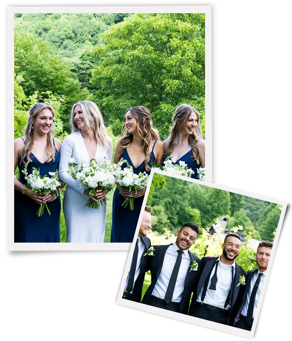 Professional wedding photography collections by White Creeks Wedding